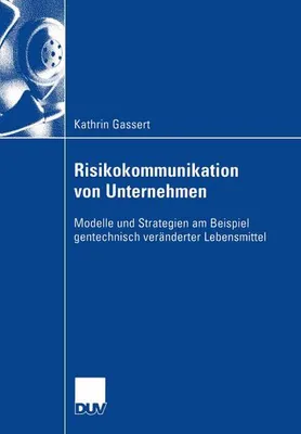 Obrázok produktu pre Risikokommunikation von Unternehmen