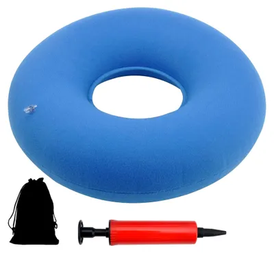 Produktbild von Orthopädisches Sitzkissen für Hämorrhoiden, Aufblasbares Sitzkissen mit Pumpe für Steißbeinschmerzen und Schwangerschaft