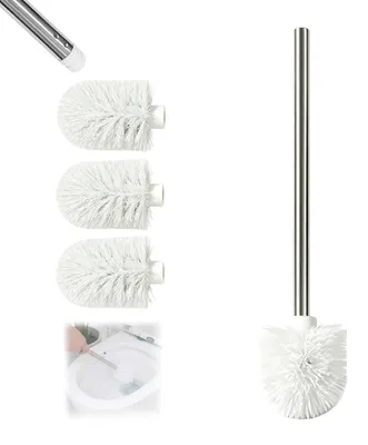 Image de Brosse de toilette en acier inoxydable avec têtes interchangeables