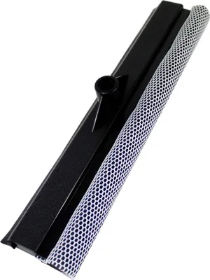 Produktbild von Pullach Hof | Fensterwischer 37cm - Aufsatz für Teleskopstange | Fenster Wischer mit Netzüberzug - zum besseren Reinigen von festerem Dreck, mit Abziehlippe