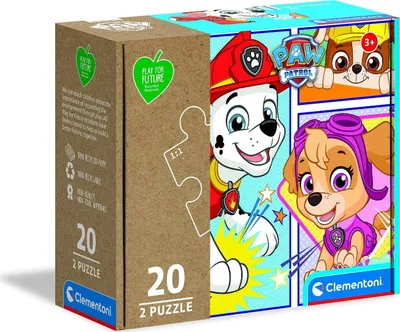 Produktbild von Clementoni Puzzle Paw Patrol 2x20 Teile