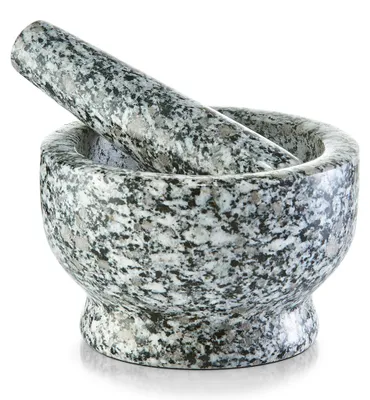 Produktbild von Zeller Mörser & Stößel-Set, Granit, grau Ø13x8