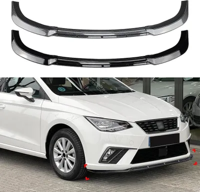 Produktbild von Frontlippe Spoiler für Seat Ibiza MK5 Standard/FR ab 2018+, sportliches Tuning Zubehör, aerodynamisches Design, einfache Montage, modifizierter Look