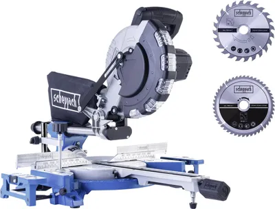 Produktbild von Scheppach Kappzugsäge HM216SPX mit LED-Schattenlicht & 2x Sägeblätter 2000 W