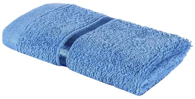Image de Serviette 100% coton - Couleur bleue - 30x30 cm