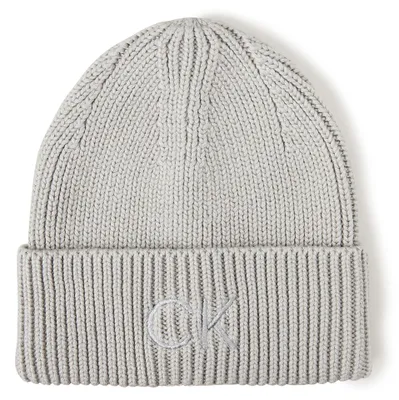 Produktbild von Calvin Klein Damen Mütze Essentials Beanie, Cement, OneSize