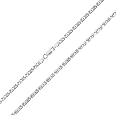 Produktbild von 925 Sterling Silber Damen - Byzantiner Kette - 66cm*3mm; TRS16994L26