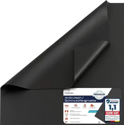 Image de Tapis antidérapant universel 120 x 100 cm à découper - étanche - tapis anti-salissures - tapis de coffre - tapis antidérapant pour voiture - tiroirs - sous-couche antidérapante grise