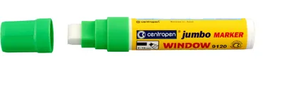 Obrázok produktu pre Popisovač průmyslový Centropen 9120, na sklo, obdélníkový hrot, 2-15 mm, zelený