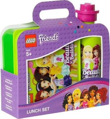Produktbild von Lego 40591716 - Friends - Frühstücksset mit Brotdose und Trinkflasche