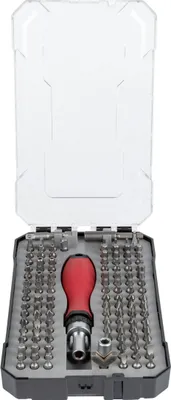 Produktbild von PARKSIDE® Ratschen-Schraubendreher Bit-Satz 115-tlg. Set