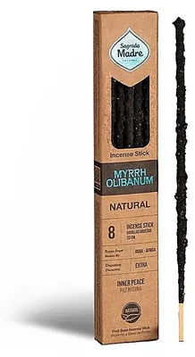Image de Sagrada Madre Encens Naturel Myrrhe & Oliban --set De 2 Pcs - ±30g