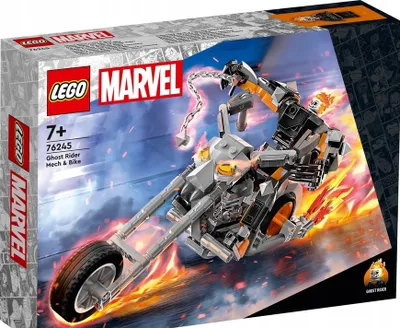 Imagen del producto de LEGO® 76245 LEGO® MARVEL 76245 Ghost Rider mit Mech & Bike Bausatz