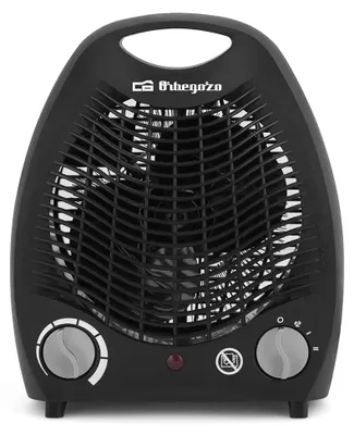 Obrázok produktu pre Orbegozo FH 5129, Elektrický ohrievač s ventilátorom, Drôt nichrom, Vnútorný, Podlaha, Čierna, Otočné