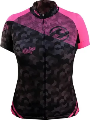 Produktbild von HAVEN Kurzarm Fahrradtrikot - SINGLETRAIL WOMEN - Schwarz/Rosa 3XL
