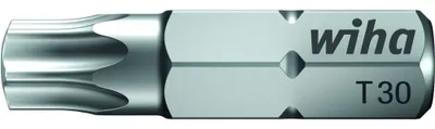Produktbild von Wiha 08424 Torx bit T 25 Chromium-vanadium steel tempered C 6.3 2 pc(s)