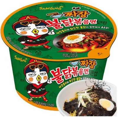 Produktbild von Samyang | Ramyun Buldak - 115g - Scharfer Hähnchengeschmack - 1400 Kcal - Instant-nudeln - 5 Portionen