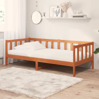 Immagine prodotto di Letto Giorno con materasso Marrone Cera e Bianco 90 x 200 cm