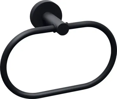 Image de Anneau porte-serviettes Tesa MOON BLACK noir mat 40623-00000-00
