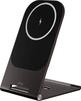 Image de Allity chargeur sans fil 2-en-1 pour téléphone, support de bureau
