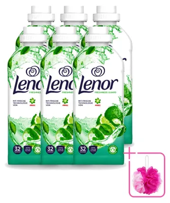 Produktbild von 6 x Lenor Freshness Guard Weichspüler - 800 ml - Sparpackung - 6 Stücke