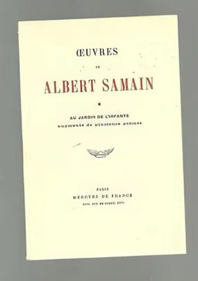 Image de Albert Samain - De el Jardín la Infanta