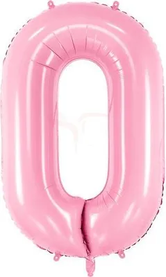 Immagine prodotto di Pallone numerico grande rosa pastello 86 cm