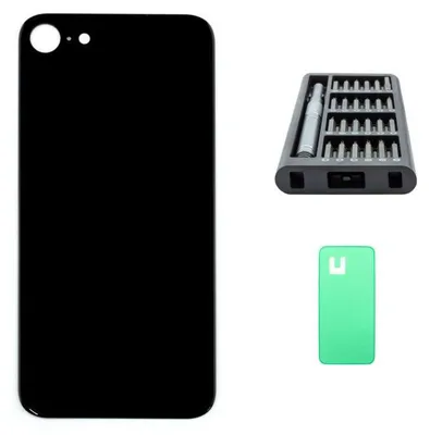 Produktbild von iPhone 8 Backcover schwarz - Premium-Set