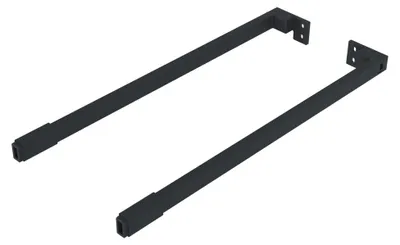 Produktbild von GTV AXIS PRO Geländer, längs, L=500 mm, quadratisch, schwarz für Schubladen – Breite: 500 mm; Farbe: schwarz. | Högert Technik