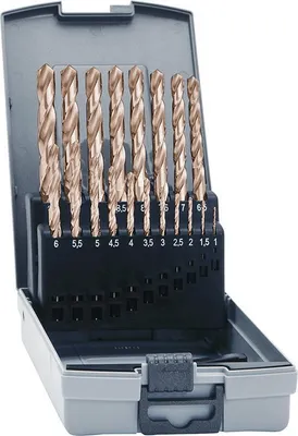 Produktbild von Exact Spiralbohrer Satz D388N HSSE 1-13,0mm geschliffen