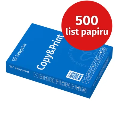 Obrázek produktu pro Easyprint Tiskárny papír Kopírovací papír 500 listů 1 x 500 A4 Prémiový bílý papír CIE 160 PEFC certifikovaný