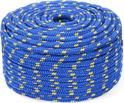 Produktbild von Polypropylene-Geerdeter Seil, 18 mm, 10 m, blauw, Outdoor-Seil, Seil, Kunststoff-Kabel, Nylon-Koord, Kunststoff-Seil, 18 mm, 10 m
