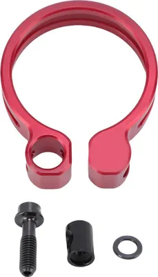 Obrázek produktu pro 34,9 mm objímka na sedlovku jízdního kola z hliníkové slitiny držák na sedlovku 30,4 30,8 30,9 31,6 mm červená
