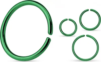 Produktbild von Continuous Ring Seamless Ring O-Ring Piercing Ring Chirurgenstahl Autiga® Ø 0,8 mm 6 mm