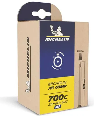 Produktbild von Michelin A1 Ultralight 48 Mm Fahrradschlauch Schwarz 700C / 18-25 Schwarz 700C