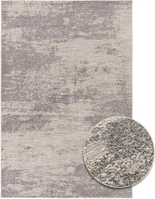 Produktbild von Primaflor In- und Outdoorteppich MEADOW - Stone - 120x170cm - Vintage Muster Außenteppich ideal als Terrassenteppich & Balkonteppich