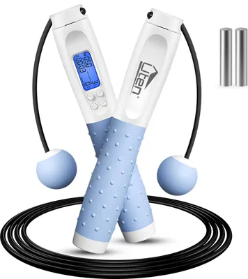 Obrázek produktu pro Skákací lano Uten Sport se počítadlem kalorií – Jump Rope Fitness Workout, modré; inteligentní, efektivní, dynamické, zábavné, pokrok