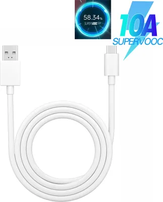 Produktbild von Original Oppo Find X8 X7 X5 X3 10A SuperVooc Usb A zu C Ladekabel 100W Schnellladekabel