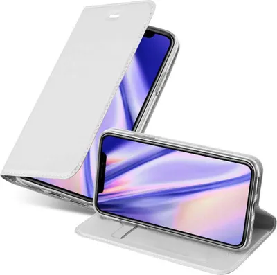 Produktbild von Cadorabo Handyhülle für Apple iPhone XS MAX Schutz Hülle in Silber Cover Etui Book Case Booklet