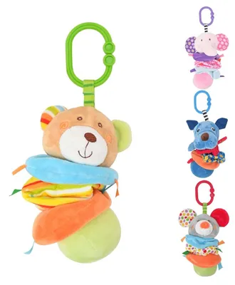 Produktbild von Lorelli Baby Plüschtier, Vibration, C-Ring, Faltenzonen, Greifling, Spielbogen