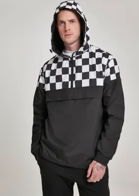 Zdjęcie produktu dla Kurtka typu pulower Bunda Urban Classics w kratę, czarna/szachownica – rozmiar L