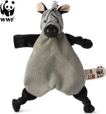 Produktbild von Cub Club - Ziko das Zebra Schmusetuch (grau, 30cm)