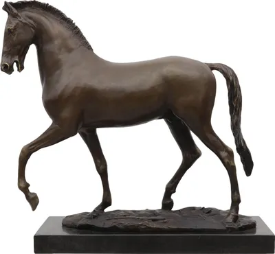 Produktbild von Bronzeskulptur Pferd im Antik-Stil Bronze Figur Statue 60cm