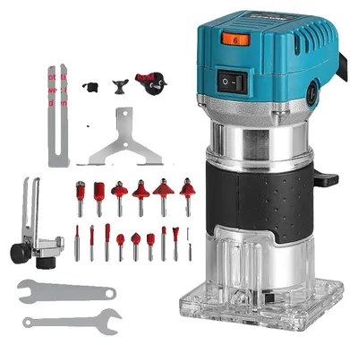Obrázek produktu pro Elektrická frézka, 6 rychlostí, výkon 800 W, model A-2000W (včetně vrtáku)