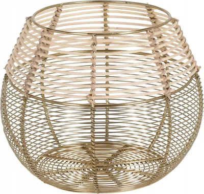 Immagine prodotto di Lanterna in filo metallico oro 20 cm