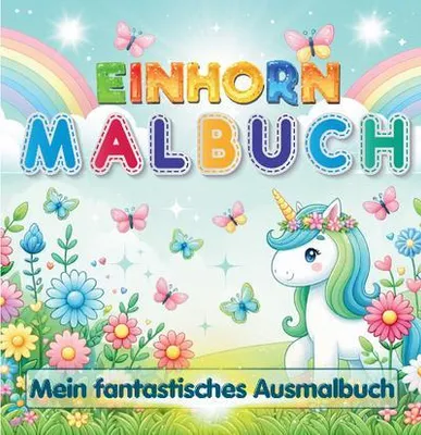 Produktbild von Einhorn Malbuch - Mein fantastisches Ausmalbuch für Mädchen ab 4 Jahren