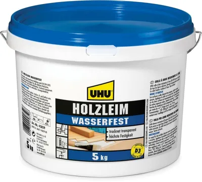 Produktbild von UHU Holzleim wasserfest D3 lösungsmittelfrei Eimer 5kg