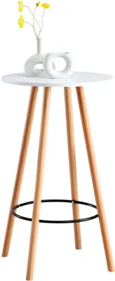 Produktbild von Stehtisch Mijas rund natura (rund) weiß