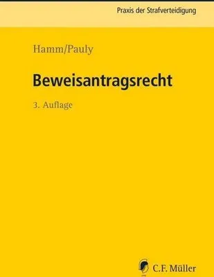 Immagine prodotto di Beweisantragsrecht