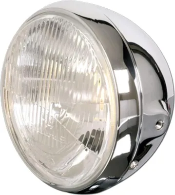 Obrázek produktu pro HIGHSIDER smart 7palcový světlomet British Style chrom E-schválený (1 ks)